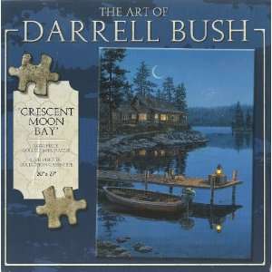  The Art of Darrell Bush Crescent Moon Bay 1000pc Jigsaw 