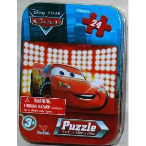  Disney Pixar Cars 24 Piece Jigsaw Puzzle in a Mini Tin 