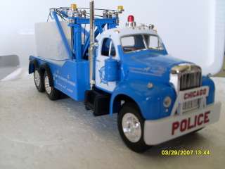   1960 B 61 TOW TRCK CHICAGO POLICE HD WRECKER 1ST GEAR TOW TRUCK  