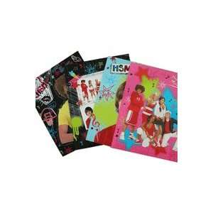 Disney High School Musical Portfolio folders   4 pcs folders set 