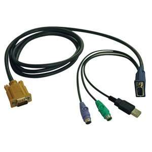  NEW Tripp Lite KVM Switch USB/PS2 Combo Cable P778 015 