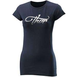    Thor Motocross Youth Girls Luna T Shirt   X Large/Navy Automotive