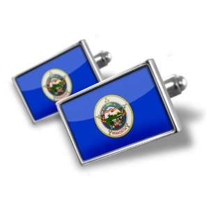  Cufflinks Minnesota Flag region United States of America 