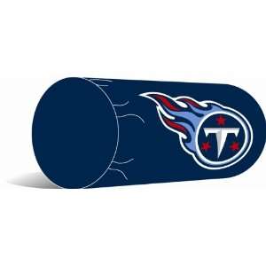 TENNESSEE TITANS 12x7 NFL beaded bolster pillow cylinder shape:  