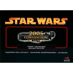    2005 Yoda Convention Exclusive Scaled Lightsaber Toys & Games