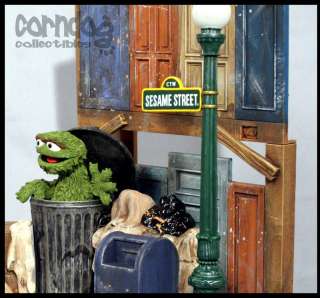 Muppets Sesame Street Palisades Toys Playset Prototype Oscar Grouch 