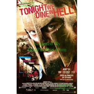 300 Tonight we Dine in Hell Gerard Butler Great DVD Original Photo 