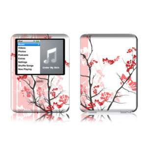 iPod Nano Skins 3rd Gen Cover Case 4GB 8GB Pink Blossom  