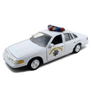   Car Model CHP 1/24 California Highway Patrol by Motormax: Toys & Games