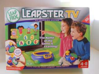 LEAP FROG LEAPSTER TV with Dora Game GREAT LEARNING TOY  