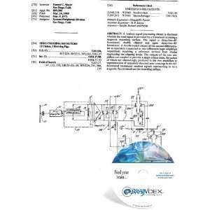  NEW Patent CD for ZERO CROSSING DETECTORS 