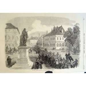  French Prisoners Palace Turenne Sedan Old Print 1870 Fr 