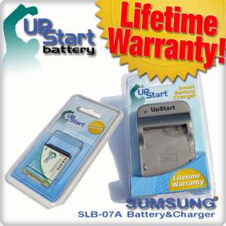 Samsung SLB 07 07A Battery+Charger for PL150 TL210 TL90  
