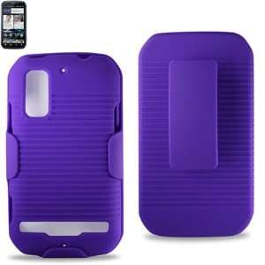  Motorola Photon 4G Electrify Combo Holster Case Purple W 