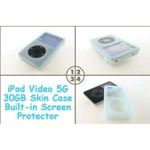  Apple iPod Video 5G 30GB [LIGHT BLUE] Silicone Skin Case 