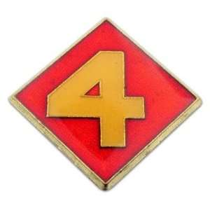  U.S. Marine Corps 004th Division Pin Jewelry