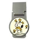 Carsons Collectibles Money Clip Round of Art Deco Snoopy with 