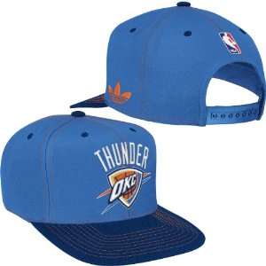  adidas Oklahoma City Thunder Snapback Hat: Sports 