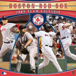 Boston Red Sox 2009 12 x 12 Team Wall Calendar  Sports 