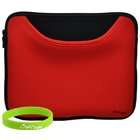Crazy on Digital Red Neoprene Case for the Apple iPad 3G Wifi Tablet 