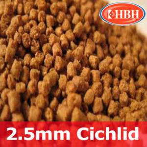 African Attack HBH Cichlid Pellets Fish Food ONE LB  