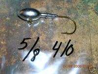 25 5/8 oz Egg Head jigs w Mustad 4/0 Bronze hooks  