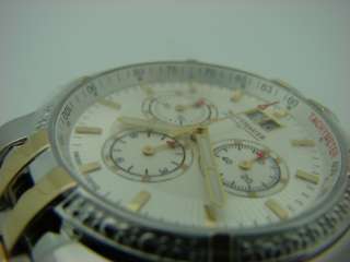 Wittnauer Mens 12E102 Two Tone 24 Diamond Watch  