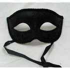 RedSkyTrader Black Venetian Masquerade Mask with Glitter and Gothic 