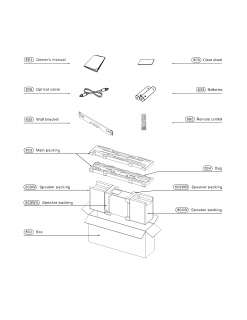 LG Home theatre Receiver bar Parts  Model LSB316  PartsDirect 