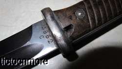 GERMANY WWII 1939 GERMAN K98 WKC WaA25 MAUSER BAYONET KNIFE& SCABBARD 