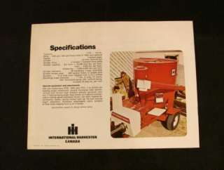 IH International 1150 Grinder Mixers Brochure c 1970s  