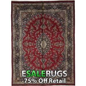 9 7 x 12 9 Mashad Hand Knotted Persian rug