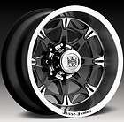 20 Jesse James 20x10 LAWLESS 8x6.5 BLACK +12 One SINGLE Replacement 