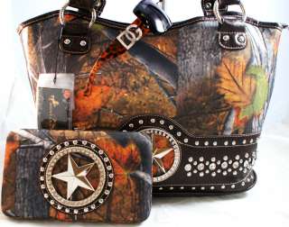   +Montana West Camo Pride Texas Star Handbag+Wallet+Cover Retail$100