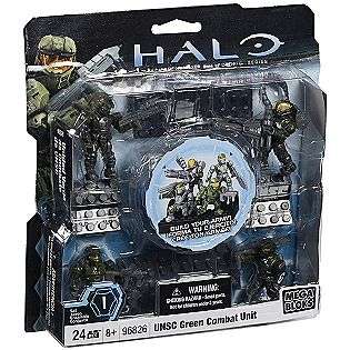 Mega Bloks Halo Wars Troop, Green Combat Unit  Toys & Games Blocks 