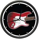 ELECTRIC GUITAR Wall Clock stratocaster band music