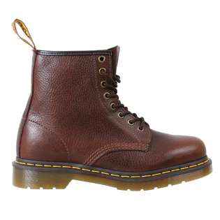 Dr Martens Mens Boots 1460 Brown Polished Inuck Leather 11822212 at 