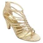 Apostrophe Womens Dress Shoe Trinity   Gold