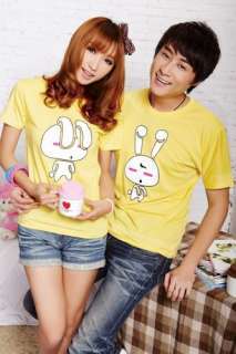 Summer men and women couple short sleeved T shirt in 6 colors S100 