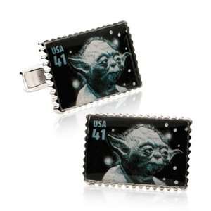  Yoda Star Wars Stamp Cufflinks CLI RR 314 Jewelry