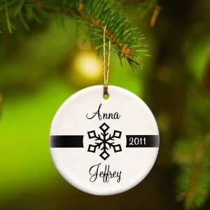   Baby Keepsake: Our First Christmas Personalized Ornament Style 2: Baby