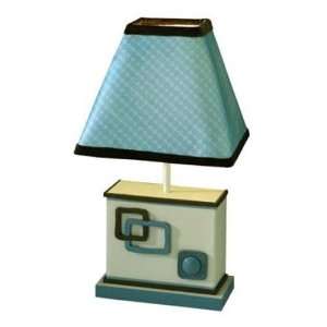  Lambs & Ivy Baby Picasso Blue Lamp & Shade: Baby