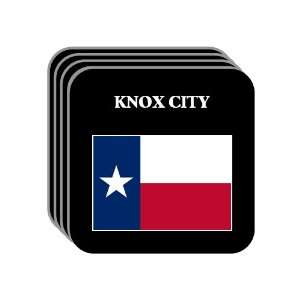 US State Flag   KNOX CITY, Texas (TX) Set of 4 Mini Mousepad Coasters