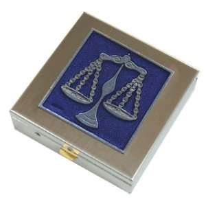  Scales of Justice Pill Box Large: Health & Personal Care
