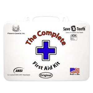 The Complete First Aid Kit   Includes Save A Tooth, Exceeds ANSI 