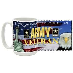  U.S. Army Thank an Army Veteran Coffee Mug Kitchen 