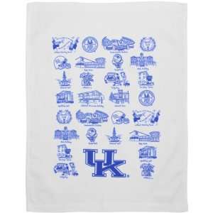  Kentucky Wildcats White Campus Life Tea Towel