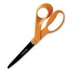 SPR Product By Fiskars   Non ick Scissors Bent Handle 8 L Orange