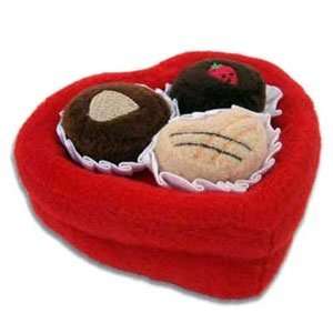  New! Happy Valentines Box of Chocolates Dog Toy [Misc 