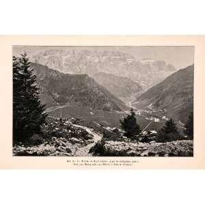   Wolfenstein Sella Group Dolomites Italy Mountain View   Original